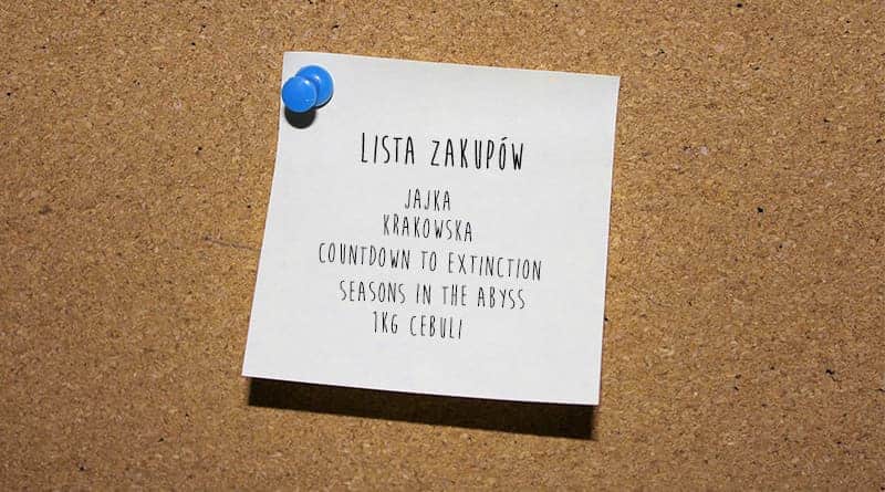 Płyty Slayer w Biedronce