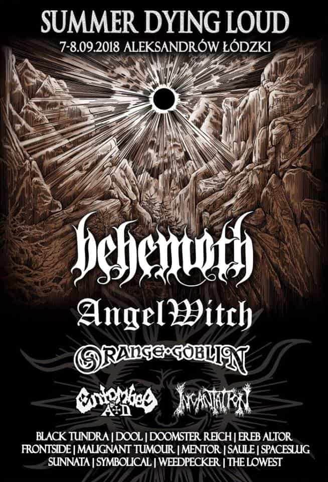 summer dying loud 2018 plakat